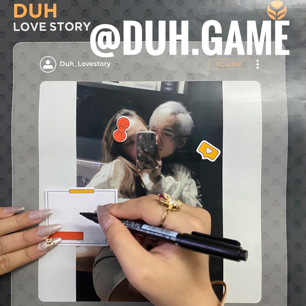LOVE STORY lịch tình yêu quà tặng dành cho cặp đôi IN ẢNH CÁ NHÂN DUH GAME