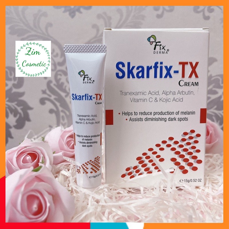 ✅[CHÍNH HÃNG] Kem Dưỡng Da Mờ Thâm, Tàn Nhang Fixderma Skarfix-TX Cream 15g Tranexamic Acid (2%)