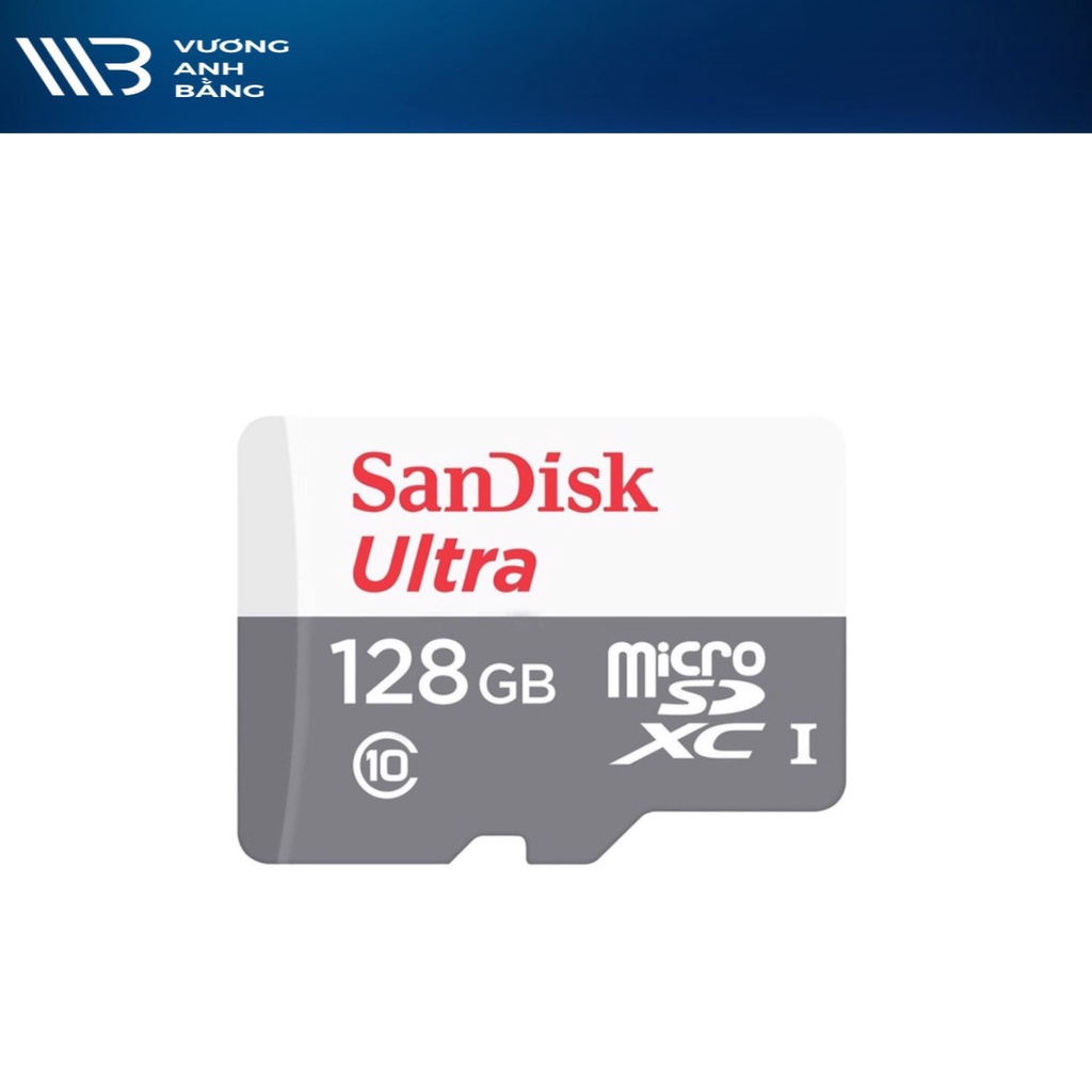 Thẻ nhớ microSD Sandisk 32GB 64GB 128GB upto 100MB/s