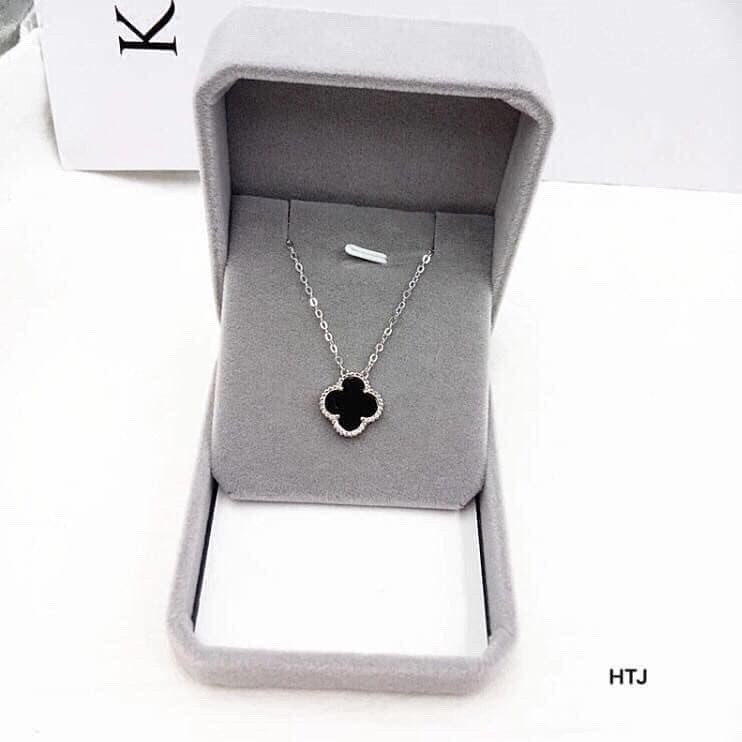 DÂY CHUYỀN NỮ CỎ 4 LÁ BẠC Ý CAO CẤP