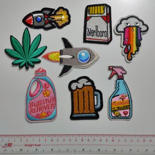 25k một chiếc, combo 5 chiếc tự chọn, MA2 Sticker ủi patch ủi logo ủi