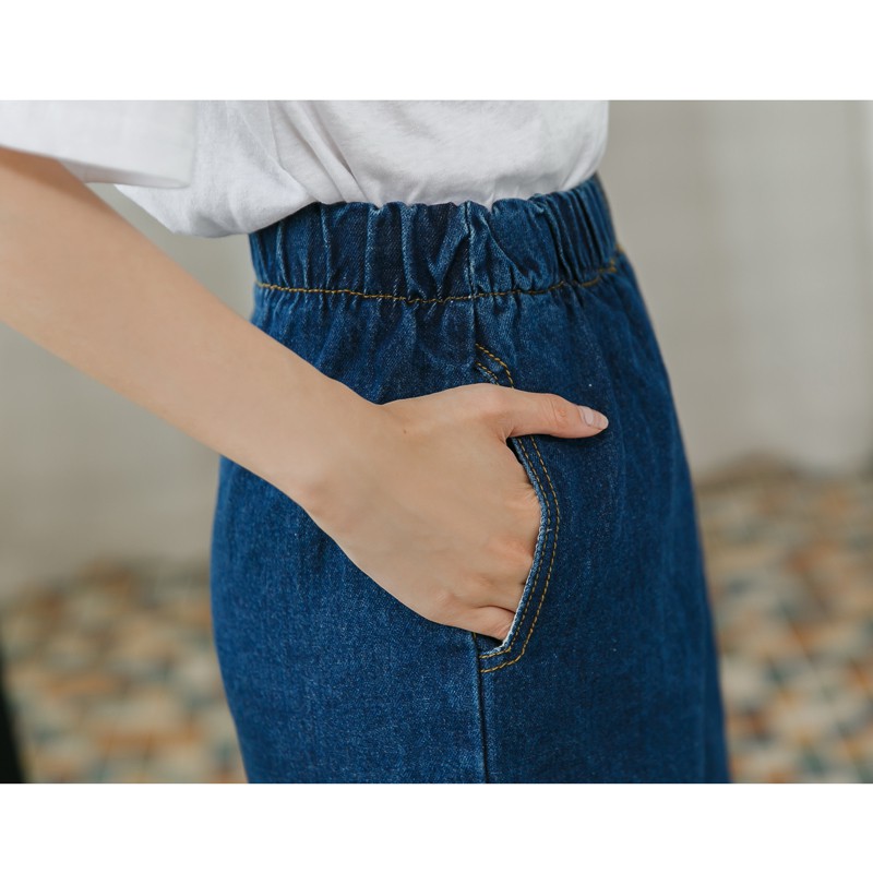 Nhập WAMS8 giảm 15%_ [Hàng có sẵn]Chân váy Jeans Ulzzang Quảng Châu VJD20 | BigBuy360 - bigbuy360.vn