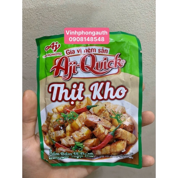 Gia vị thịt kho/ cá kho mới ra của Ajiquick 31 gr