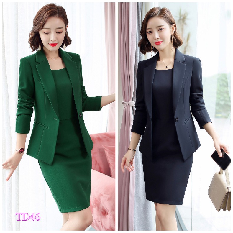 Set nguyên bộ đầm sát nách áo Vest