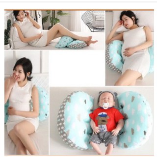 Gối ôm gối chặn 2 đầu cho bà bầu và cho bé