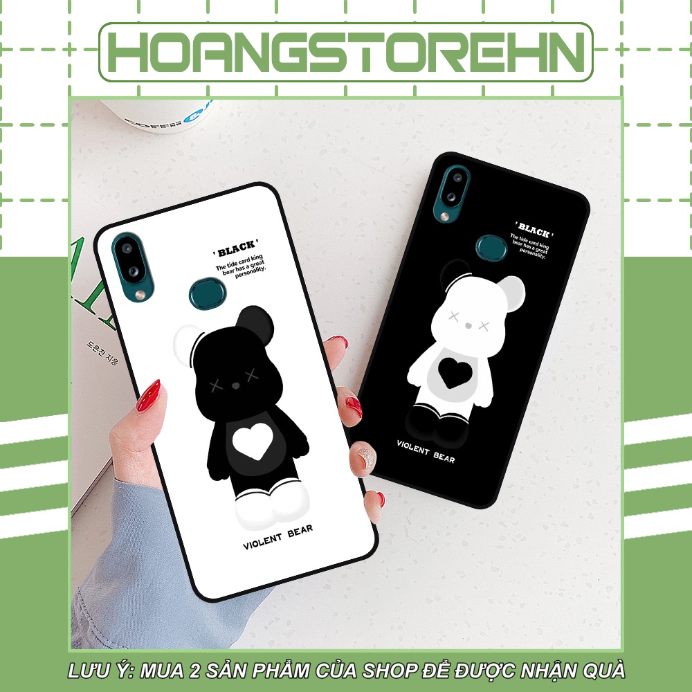 Ốp lưng Samsung A10s in hình họa tiết Mountain, Be@rbrick dễ thương (T13 - T18)