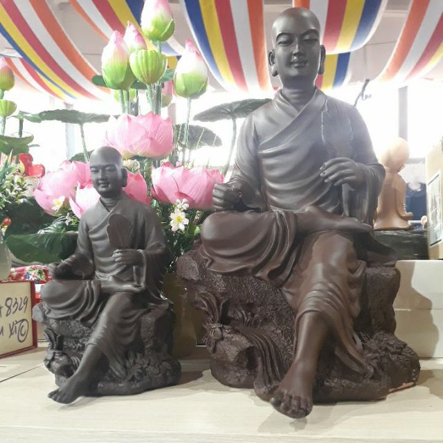 Tượng 40cm Phật Hoàng Trần Nhân Tông