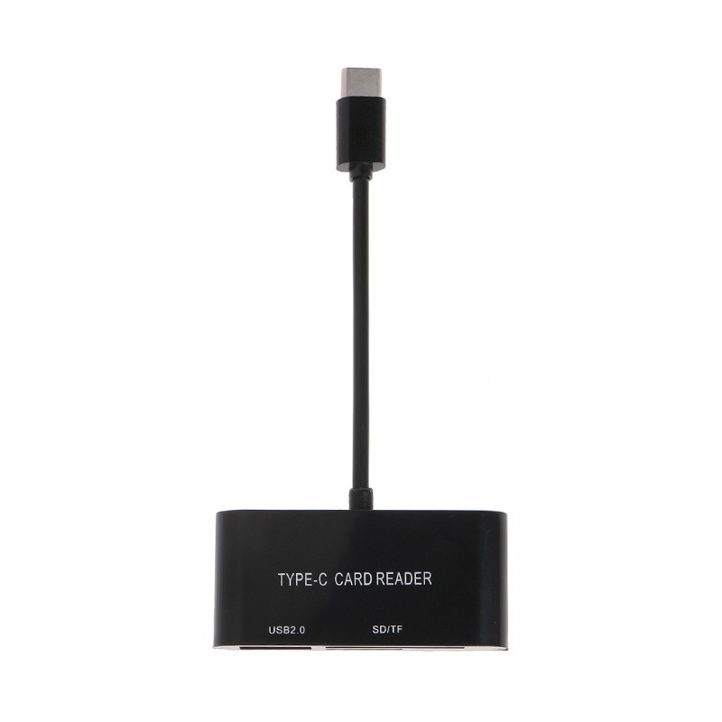 Đầu đọc thẻ cổng USB 3.1 Loại C kết nối thẻ SD/TF và cổng USB 2.0 OTG