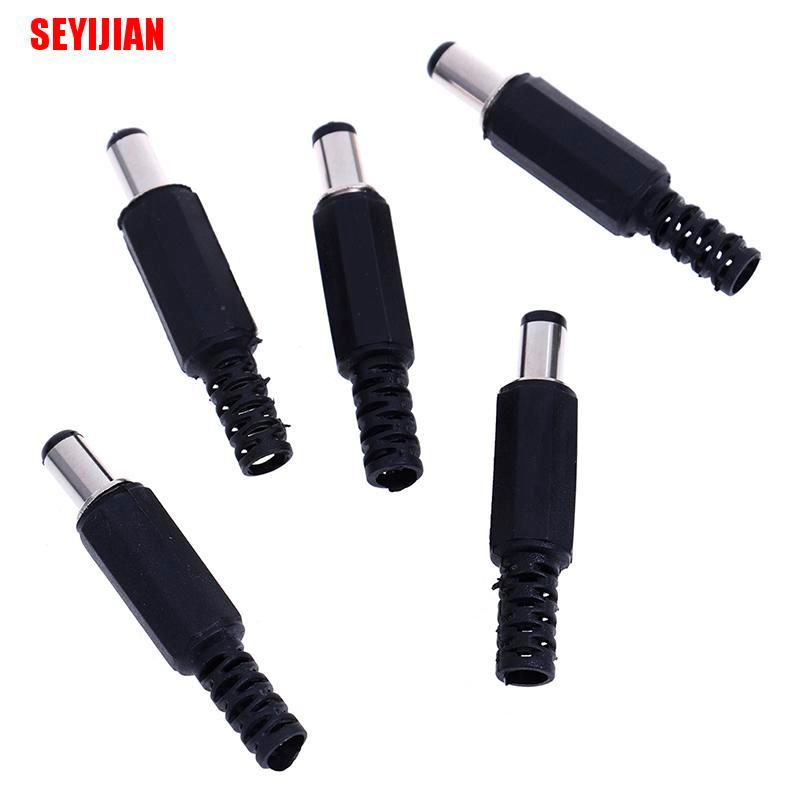Set 5 Đầu Nối Dây Điện Dc 5.5X2.1Mm Chuyên Dụng