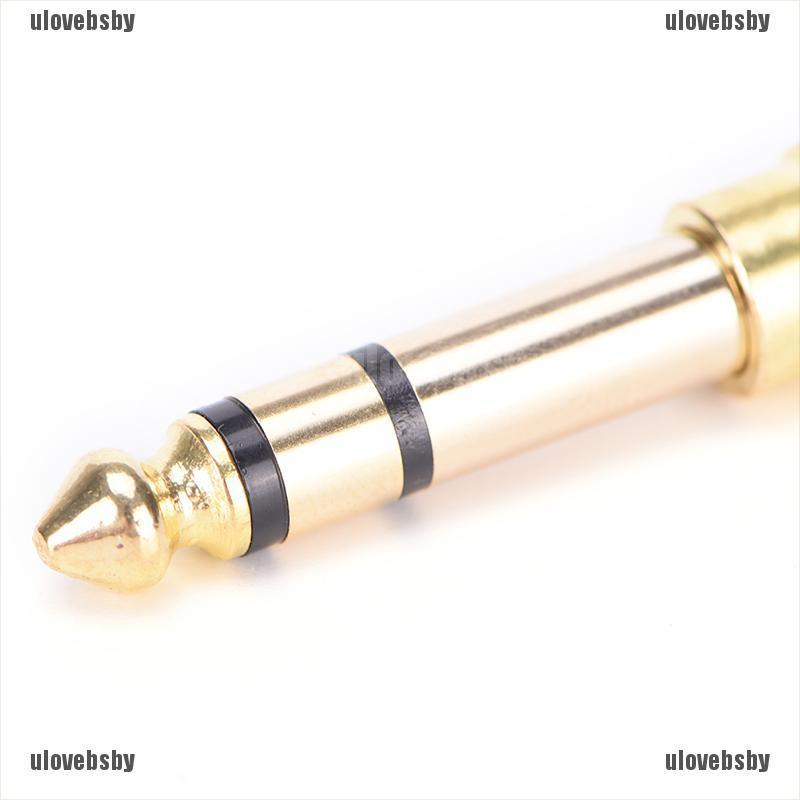 【ulovebsby】6.5mm 1/4"Male plug to 3.5mm 1/8"Female jack Stereo Headphone Audio