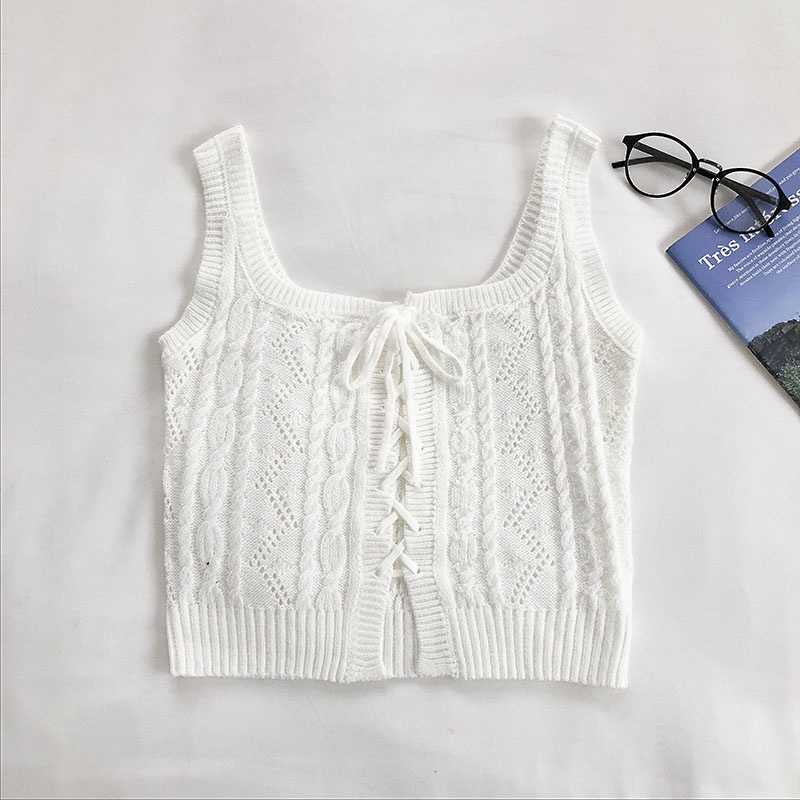 Áo ba lỗ đan dây DA464