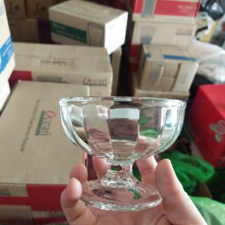 Bộ 6 ly cream cup thủy tinh - ly GLORECA ( hết hàng ocean)
