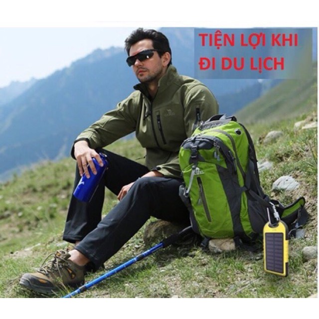 Sạc dự phòng năng lượng mặt trời 💝 FREESHIP 💝 sạc dự phòng cao cấp