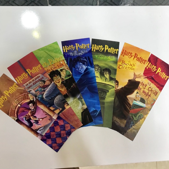Bookmark Harry Potter Bộ bìa hoạt hình 2001, 2016 - Bản Tiếng Việt