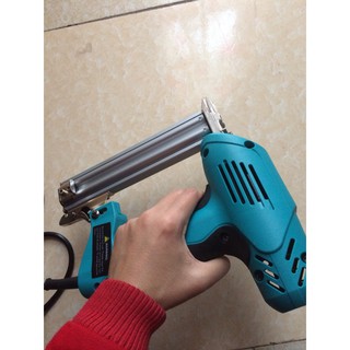 Súng Bắn Đinh Ghim Thẳng F30 Dùng Điện 220V Bắn Gỗ Mềm