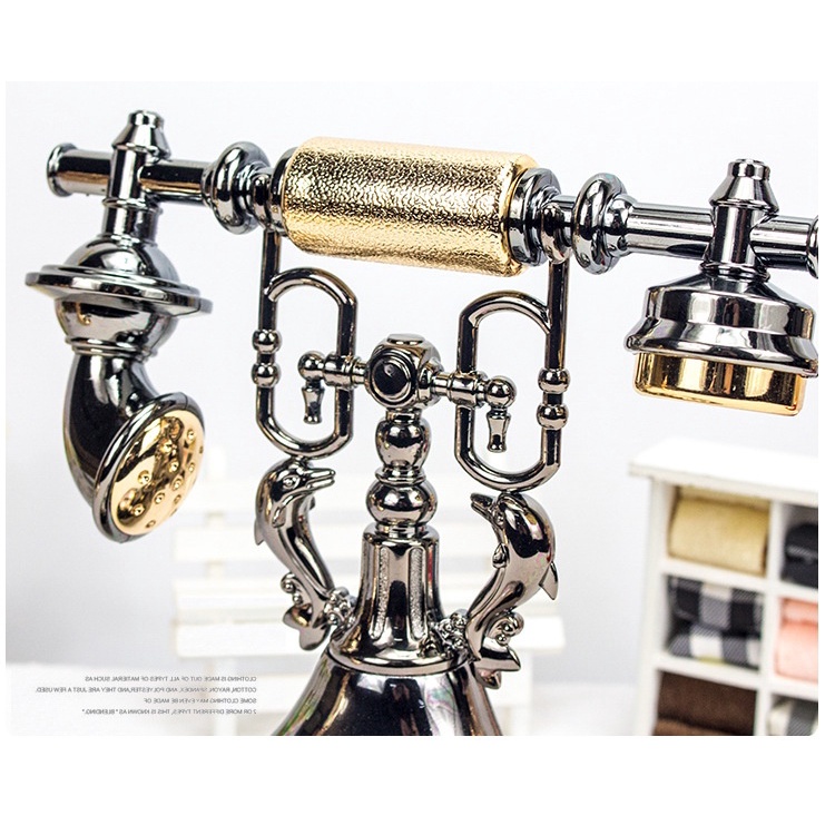 Đồng Hồ Báo Thức Điện Thoại Kiểu Cổ Điển Dùng Làm Quà Tặng Cho Học Sinh