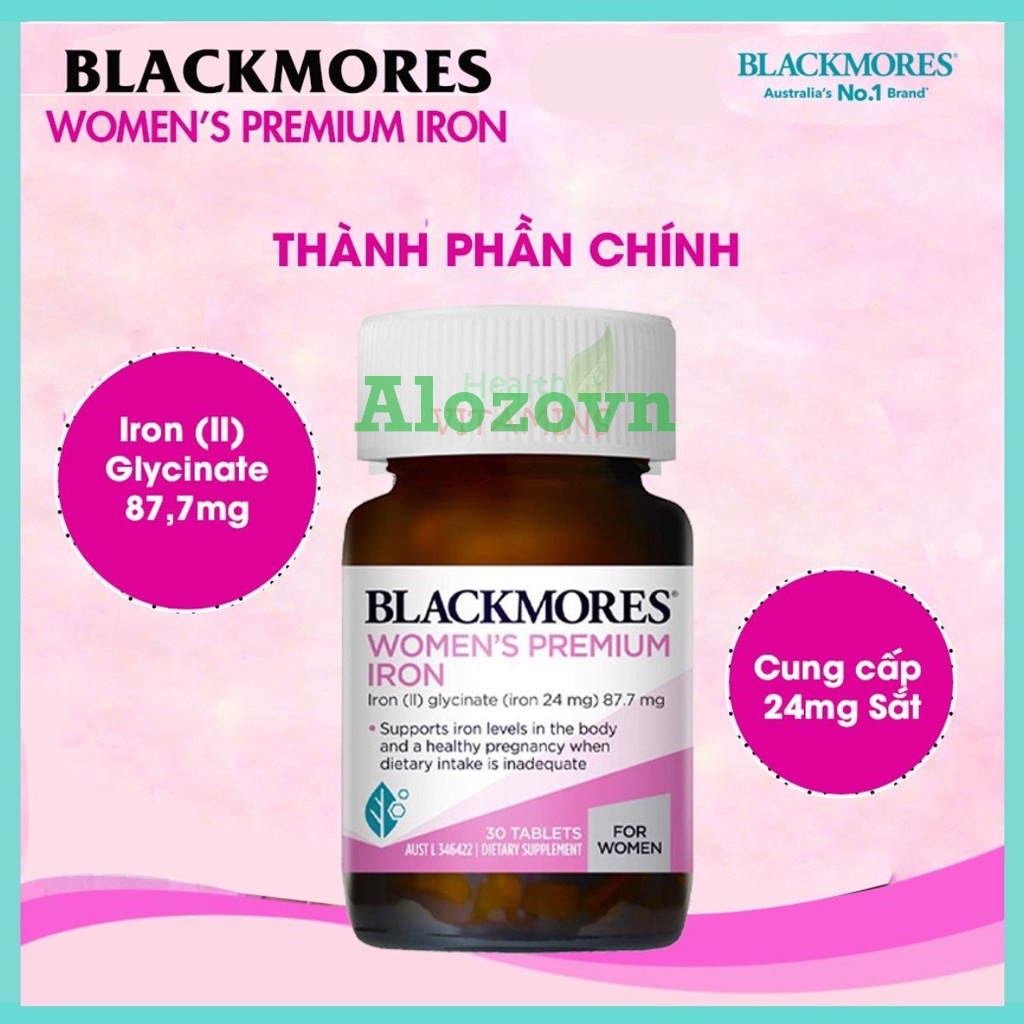 Viên Sắt Cho Bà Bầu Blackmores Pregnancy Iron, 30 viên