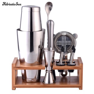 Ba Lô ♥ Bộ Dụng Cụ Pha Chế Cocktail Bằng Thép Không Gỉ Cao Cấp