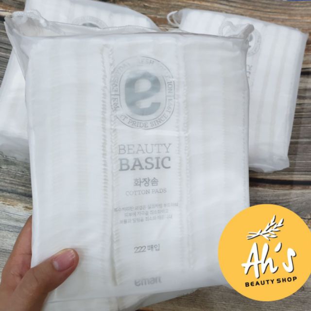 Bông tẩy trang Beauty Basic Hàn quốc, dùng siêu thích.