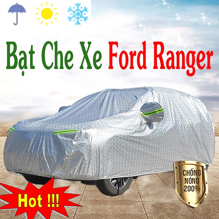 Bạt Phủ ô tô FORD RANGER - Cao Cấp, bạt phủ xe ô tô, bạt che ô tô cách nhiệt(hàng cao cấp) -HÀNG LOẠI 1