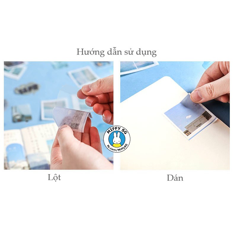 Hộp 80 washi sticker SƠ TÂM