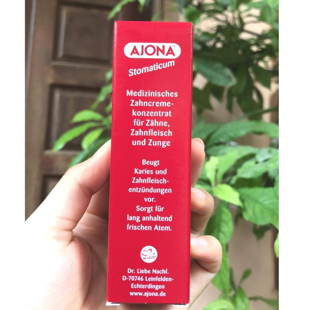 Kem đánh răng y tế Ajona 25ml loại bỏ cao răng, trắng răng, chống viêm nướu răng miệng- Hàng nội địa Đức