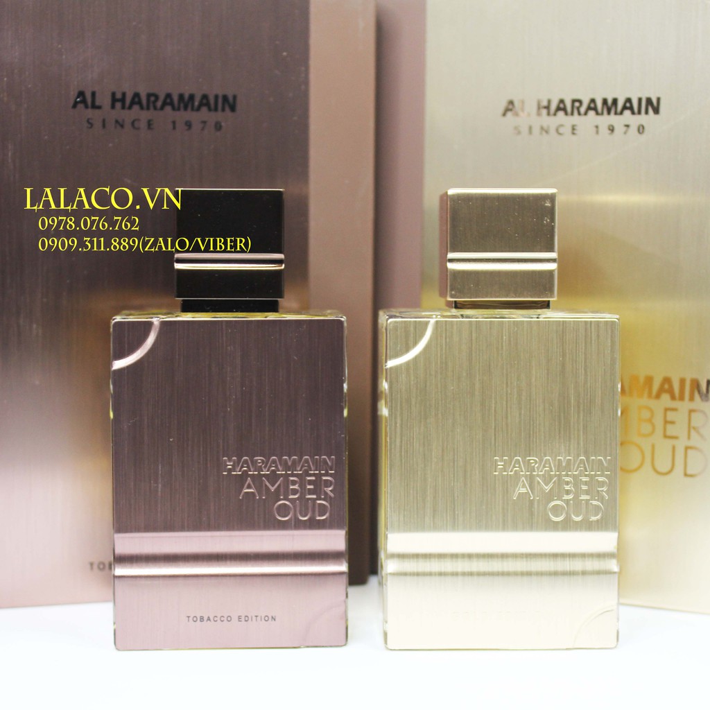 Nước Hoa Al Haramain Amber Oud Gold Edition &amp; Tobacco Edition EDP 60ml