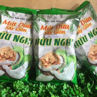 (Giảm 5% ) Dừa Khô Sấy Giòn Hữu Nghị Gói To 275gram