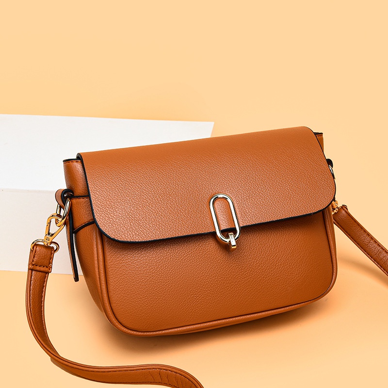 Túi Đeo Chéo Sức Chứa Lớn Màu Trơn Thời Trang Cho Nữ