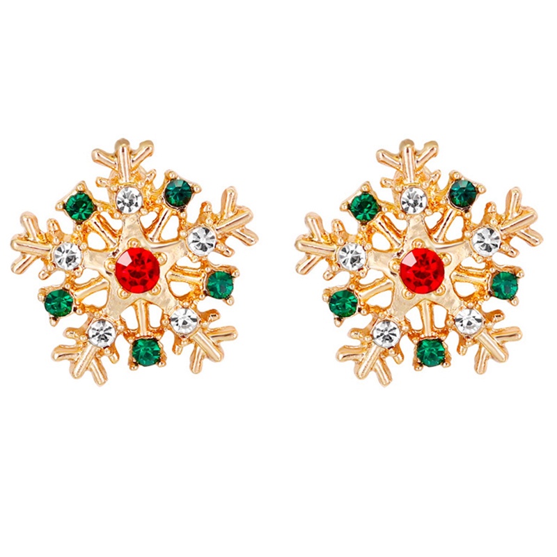 Khuyên Tai Hình Bông Tuyết / Ông Già Noel Đính Chuông Giáng Sinh Năm Mới Tinh Tế Cho Nữ