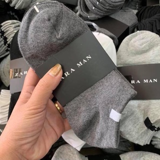 Lố 10 đôi tất nam Zara Men cổ ngắn