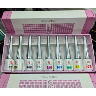 Sét gel vẽ cọ nét hoa hồng 9chai #nail