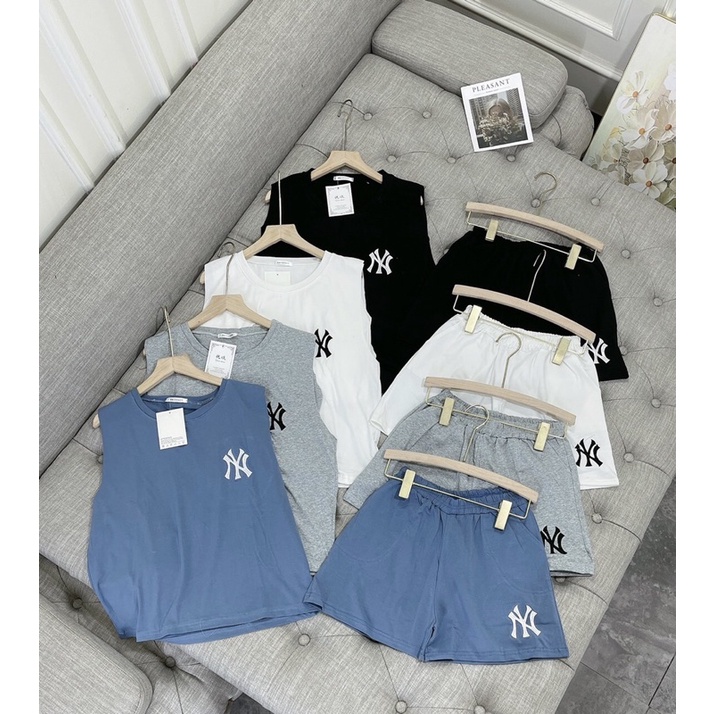 [GIÁ HUỶ DIỆT] Bộ Tanktop In Ngực Không Kèm Áo Trong - Set Thể Thao 3 Lỗ N.Y (video + ảnh thật) | BigBuy360 - bigbuy360.vn