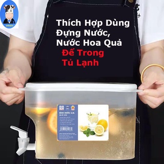 bình nước có vòi 3,5l để tủ lạnh
