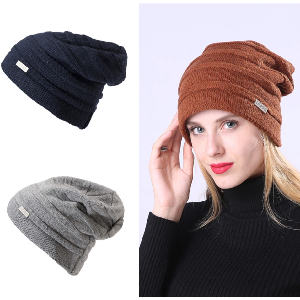 European and American style warm woolen hat for men / women