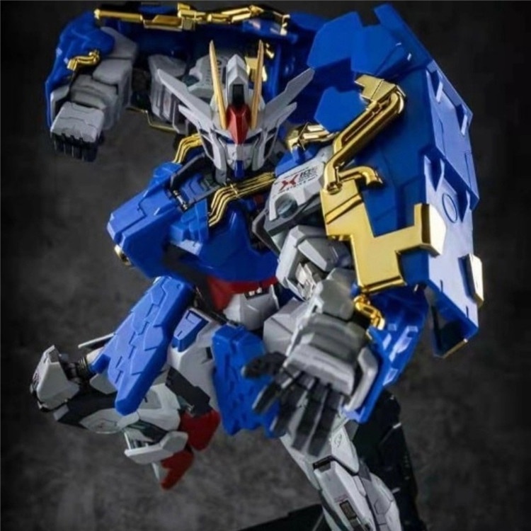 Mô hình Metal Build MB 1/72 Gundam Aile Strike Blue Warrior MS 2.0