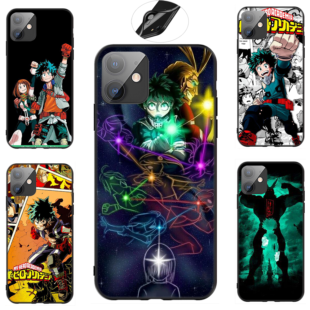 iPhone XR X Xs Max 7 8 6s 6 Plus 7+ 8+ 5 5s SE 2020 Casing Soft Case 92LU My Hero Academia mobile phone case