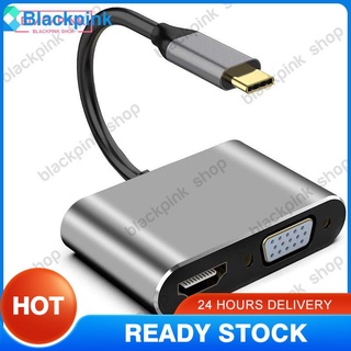 4 in 1 adapter type c 3.1 to hdmi 4k vga usb3.0