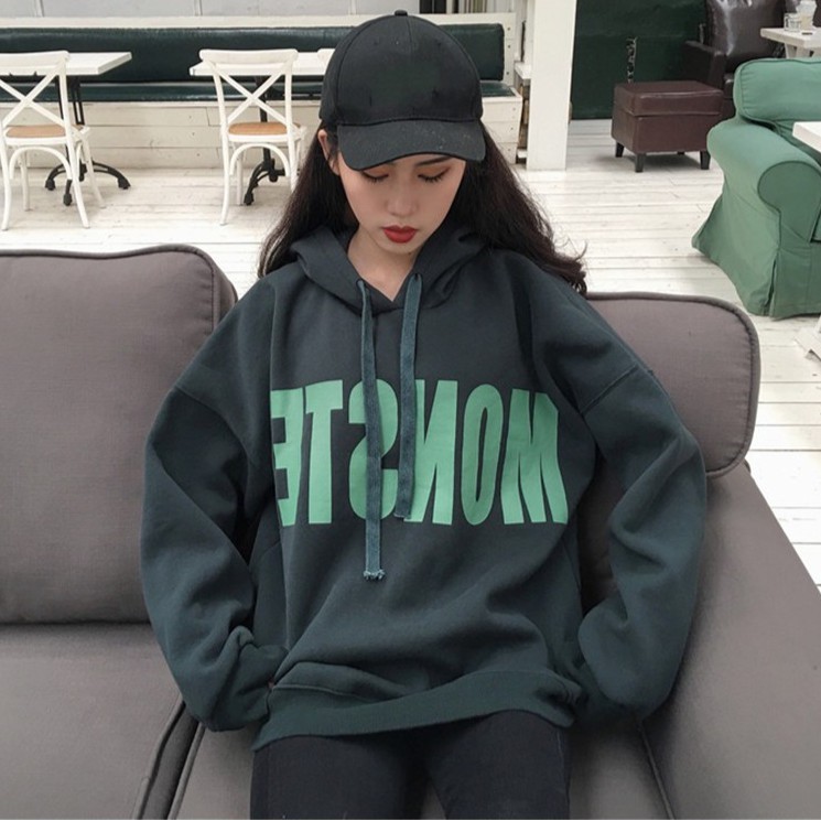 SUXI Áo tròng đầu nữ dài tay kích cỡ lớn