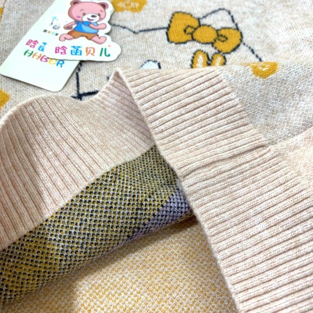 Áo len cho bé trai, bé gái, len cổ tròn quảng châu cho bé từ 6 - 20kg. .