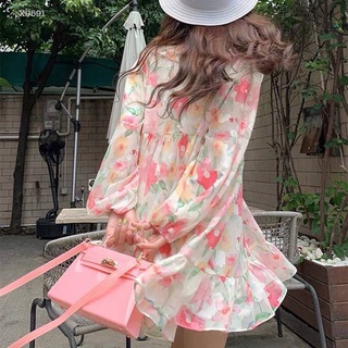 ĐẦM BBD HOA SUÔNG TAY PHỒNG