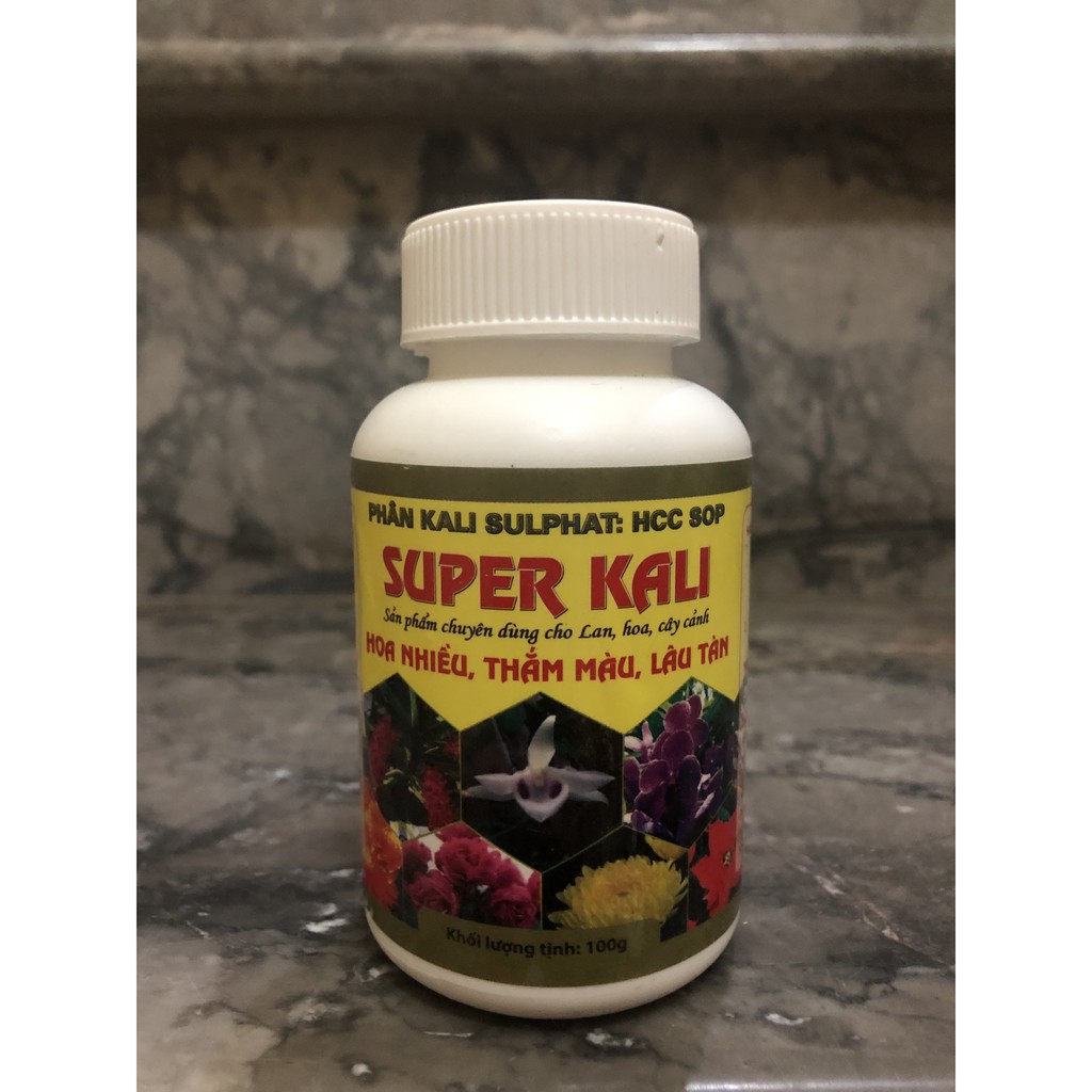 Super Kali dành cho hoa lan cây cảnh 100g
