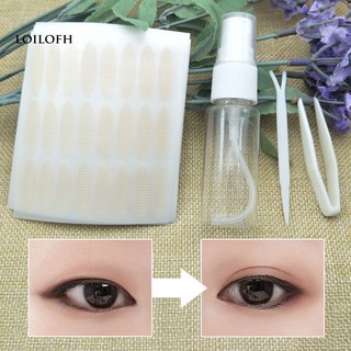 Set 5 Tờ Miếng Dán Tạo Mắt Hai Mí Kèm Lọ Xịt Và Nhíp Tiện Dụng
