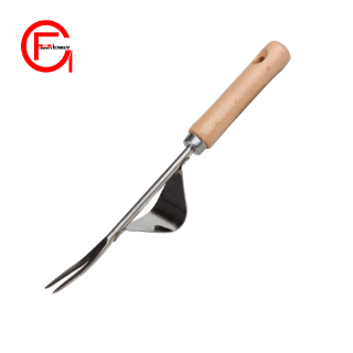 Dụng cụ nhổ cỏ hình cái nĩa bằng thép không gỉ chuyên dụng