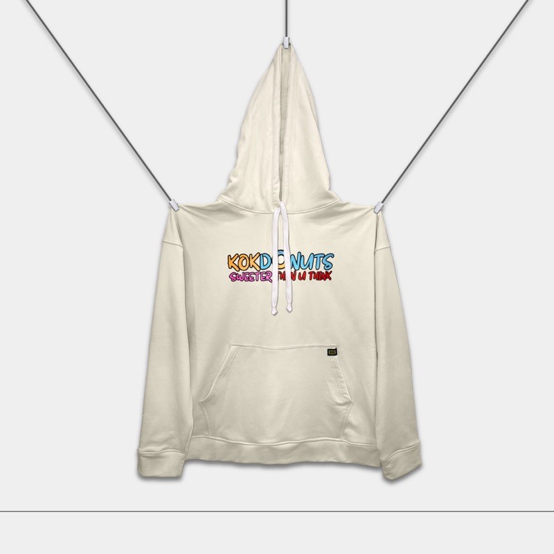 Áo Hoodie Donuts / Oversize vải chân cua dày dặn / Tặng kèm ví KOKDonuts và stickers