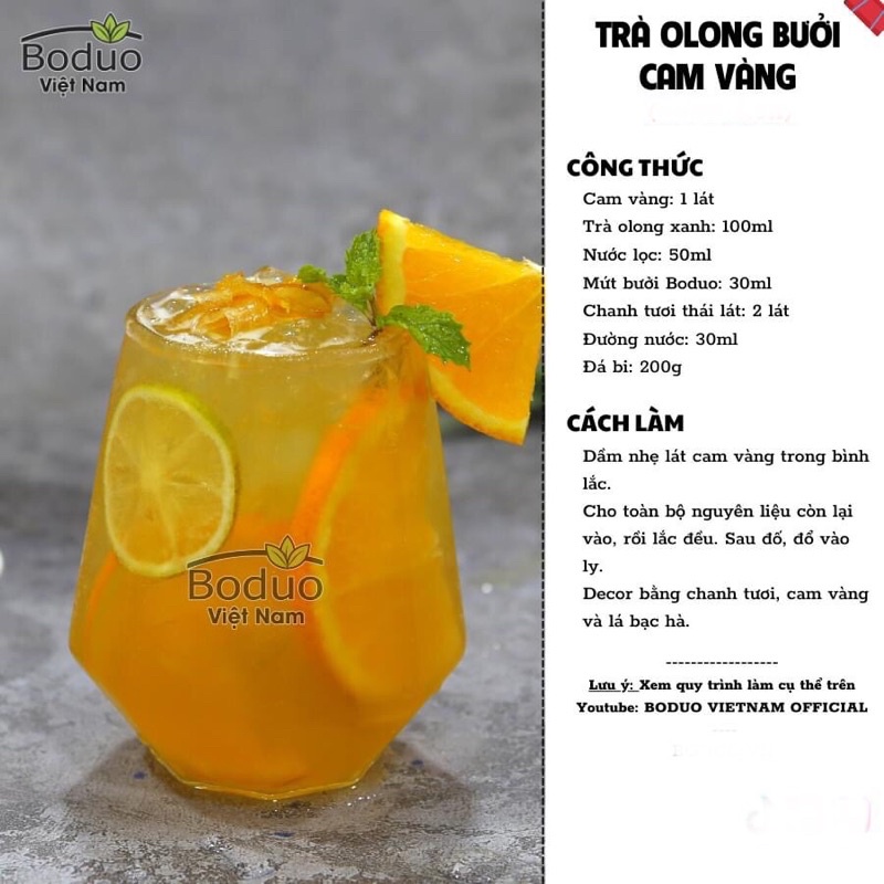 Mứt bưởi Boduo hộp 1kg