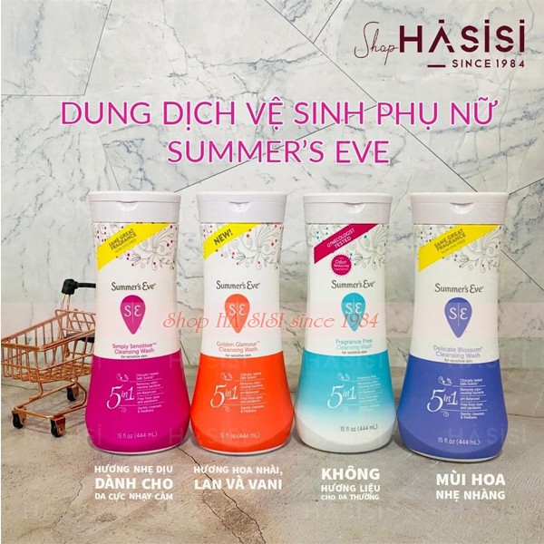 Dung Dịch Vệ Sinh Phụ Nữ - SUMMERS EVE  Cleansing Wash 5 in 1