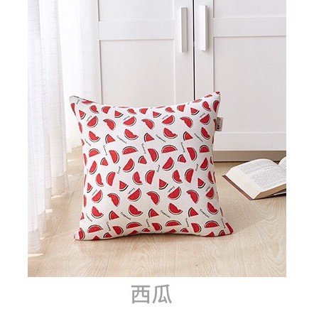 Vải linen họa tiết Dưa hấu V-F10