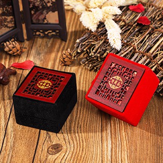 Hộp gỗ vải nhung đựng trang sức quà tặng hộp đựng nhẫn đẹp giá rẻ Andhere