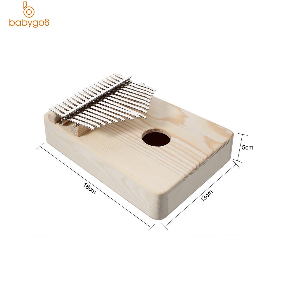 Đàn Kalimba 17 phím phong cách châu Phi bằng gỗ Mahogany